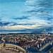 Gemälde Dijon depuis le palais des ducs de Bourgogne von Touras Sophie-Kim  | Gemälde Figurativ Landschaften Urban Alltagsszenen