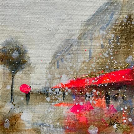 Painting Paris 265 by Solveiga | Painting Figurative Acrylic Life style, Urban