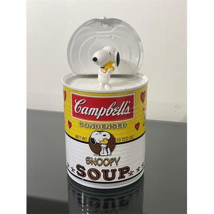 Sculpture Snoopy soup by TED | Sculpture Pop art Mixed Pop icons
