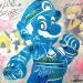 Peinture Ice Mario par Kedarone | Tableau Pop-art Icones Pop Graffiti