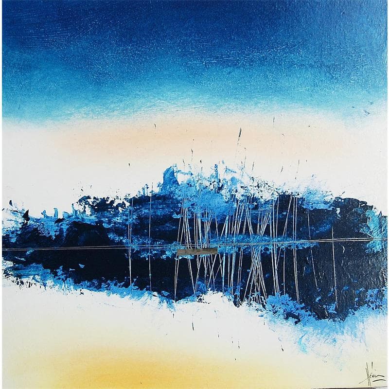Painting Abstraction #2724 by Hévin Christian | Painting Abstract Minimalist