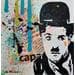 Peinture Charly par Miller Jen  | Tableau Street Art Portraits Icones Pop