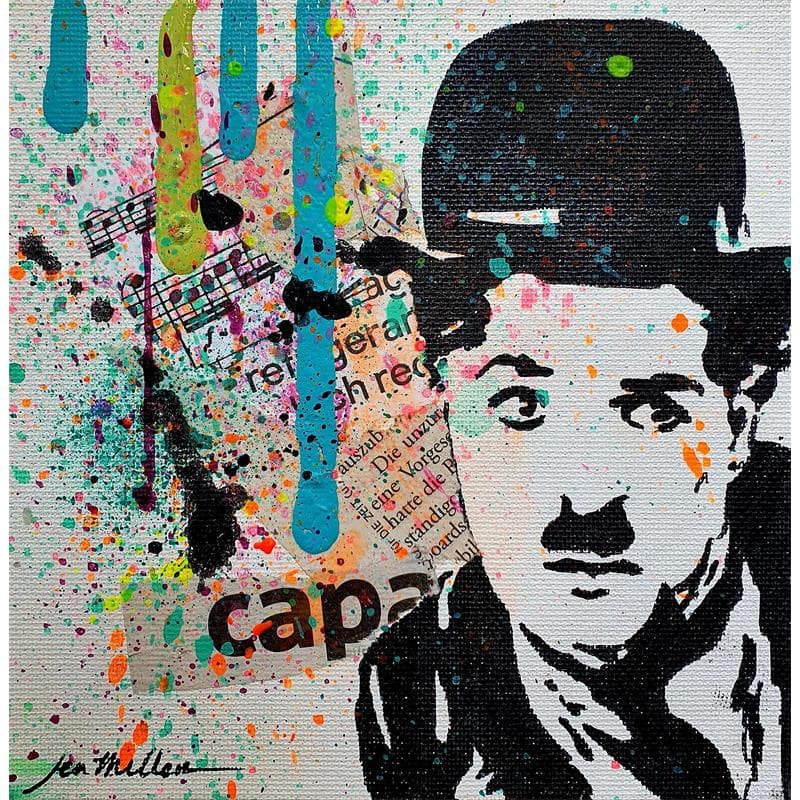 Painting Charly by Miller Jen  | Painting Street art Portrait Pop icons