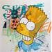 Painting Bart news by Miller Jen  | Painting Street art Pop icons