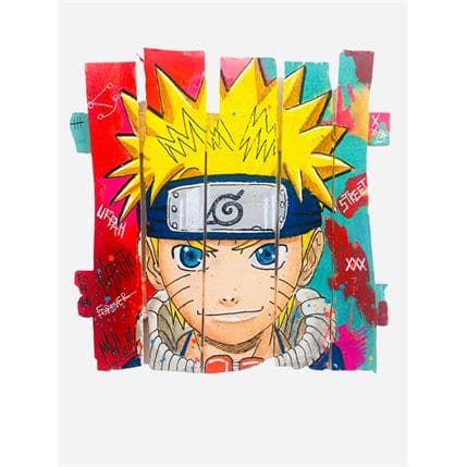 Painting Naruto by Molla Nathalie  | Painting Pop art Acrylic Pop icons
