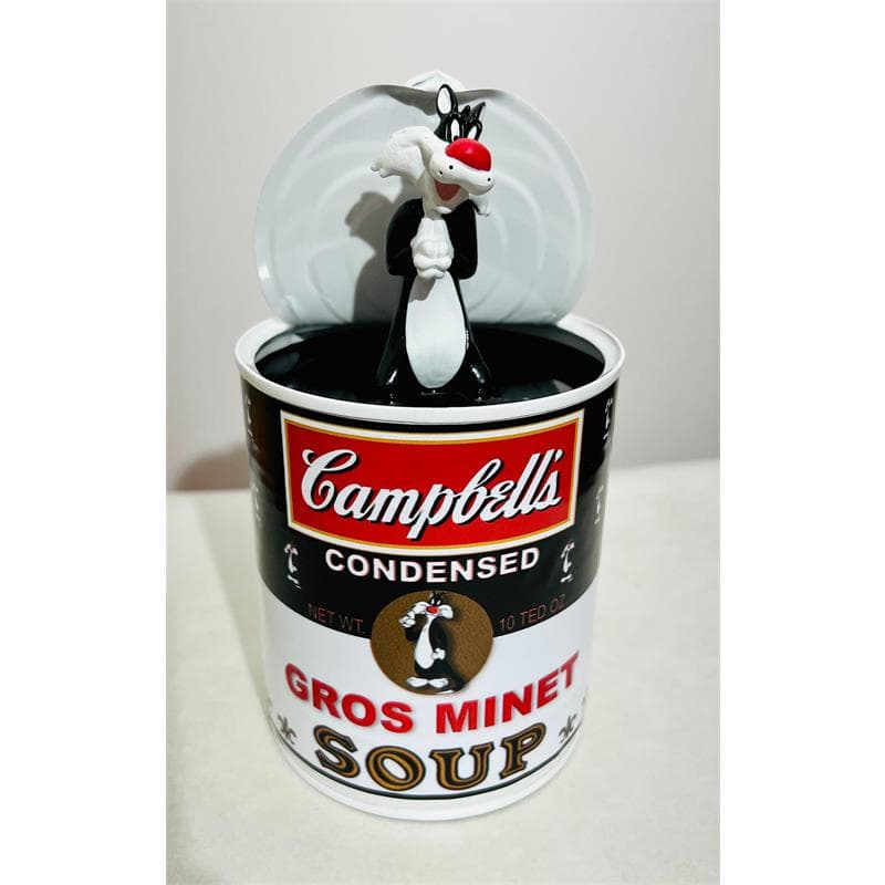 Sculpture Gros Minet by TED | Sculpture Pop art Mixed Pop icons