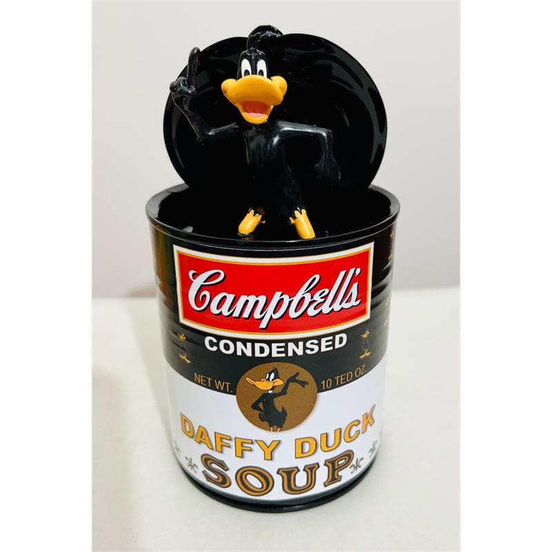 Skulptur Daffy Duck von TED | Skulptur Pop art Recycelte Objekte Pop-Ikonen