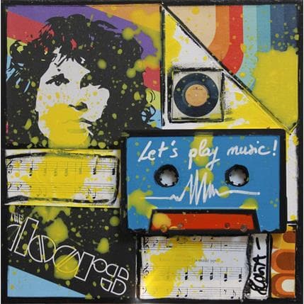 Painting The doors by Costa Sophie | Painting Pop art Mixed Pop icons