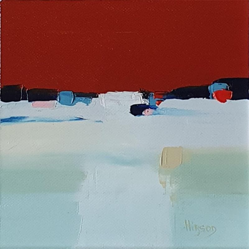 Painting Voyage 3 by Hirson Sandrine  | Painting Abstract Minimalist Oil