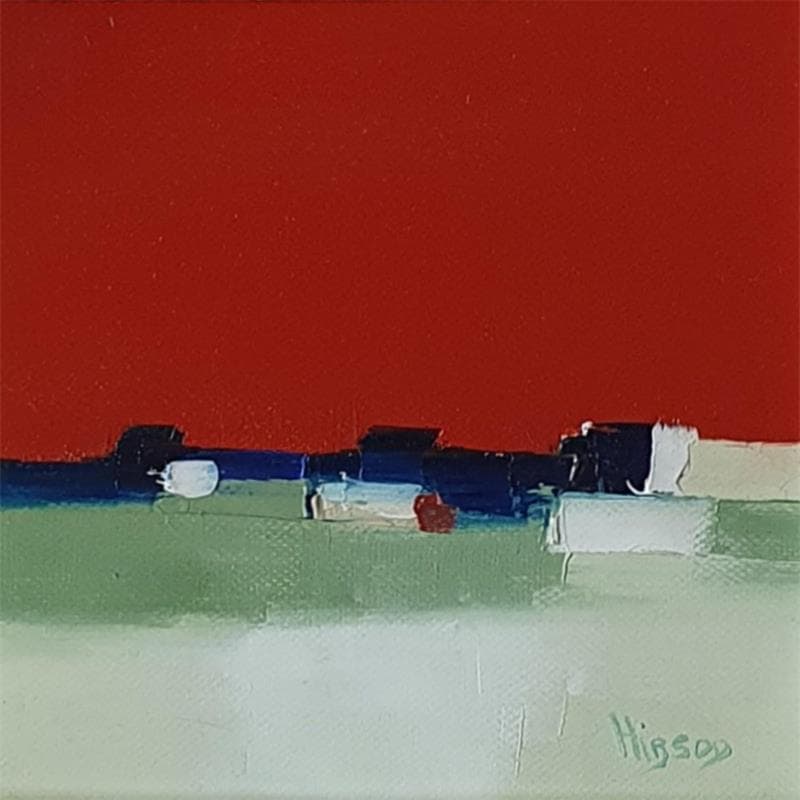 Painting Voyage 4 by Hirson Sandrine  | Painting Abstract Oil Minimalist