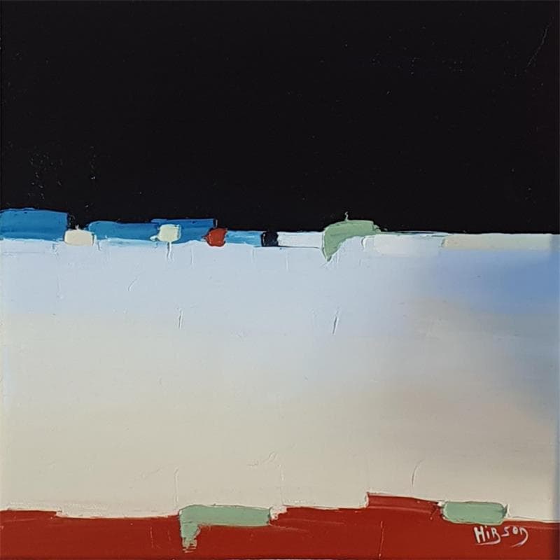 Peinture Utopie 2 par Hirson Sandrine  | Tableau Abstrait Huile minimaliste