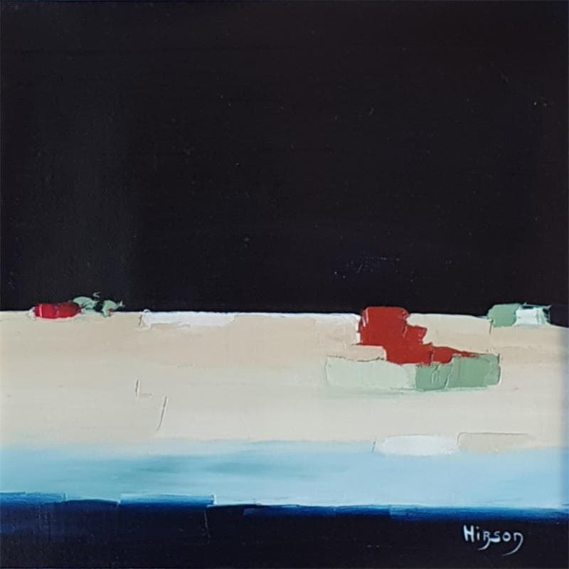 Painting Utopie 3 by Hirson Sandrine  | Painting Abstract Minimalist Oil