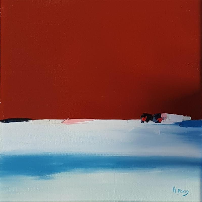 Painting Variation 3 by Hirson Sandrine  | Painting Abstract Minimalist Oil