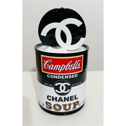 Skulptur Chanel von TED | Skulptur Pop-Art Mischtechnik Pop-Ikonen