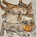 Peinture Deux chats par Maury Hervé | Tableau Figuratif Animaux