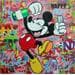 Gemälde Happy von Euger Philippe | Gemälde Pop-Art Pop-Ikonen Graffiti Acryl