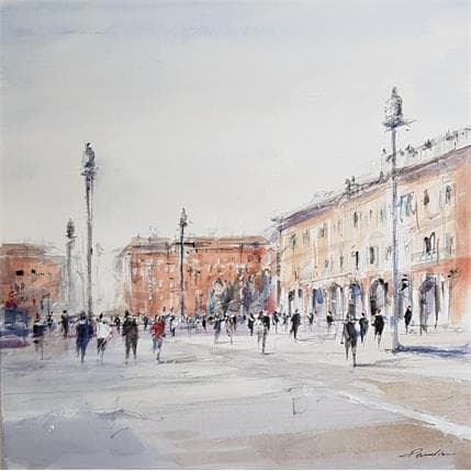 ▷ Peinture Toulouse centre ville par Poumelin Richard