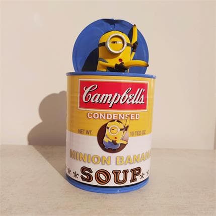 Skulptur Minion Soup von TED | Skulptur Pop-Art Mischtechnik Pop-Ikonen