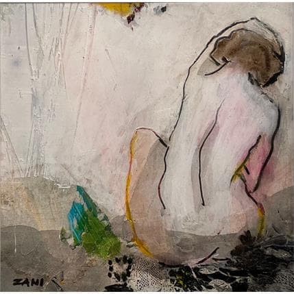 Gemälde Body von Zani | Gemälde  Acryl, Sand