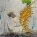 Gemälde Morning von Zani | Gemälde Art brut Akt Acryl Sand