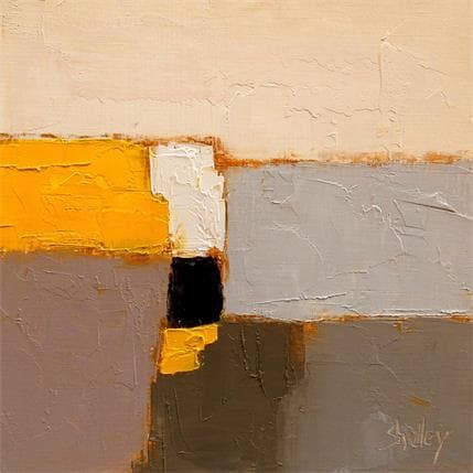 Painting Mélodie by Shelley | Painting Abstract Oil Minimalist