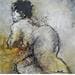 Painting Une certaine innocence by Kerbastard Béatrice | Painting Figurative Nude Acrylic