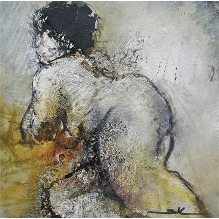 Painting Une certaine innocence by Kerbastard Béatrice | Painting Figurative Acrylic Nude