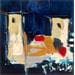 Peinture Vue sur mer par Bastide d´Izard Armelle | Tableau Abstrait Minimaliste