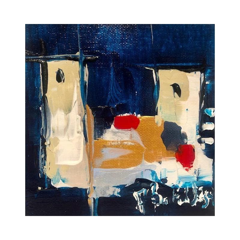 Painting Vue sur mer by Bastide d´Izard Armelle | Painting Abstract Minimalist