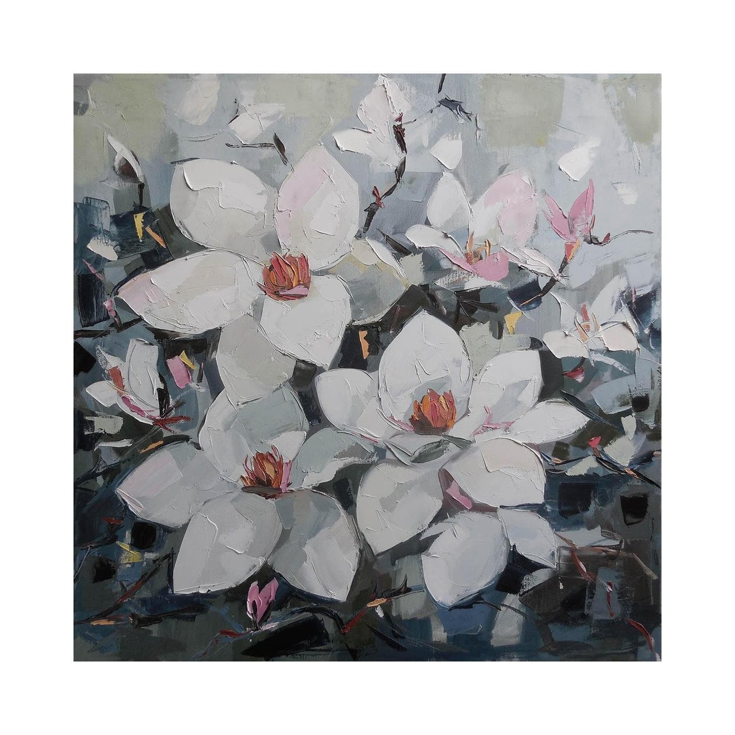 ▷ Painting Magnolia by Lunetskaya Elena | Carré d'artistes