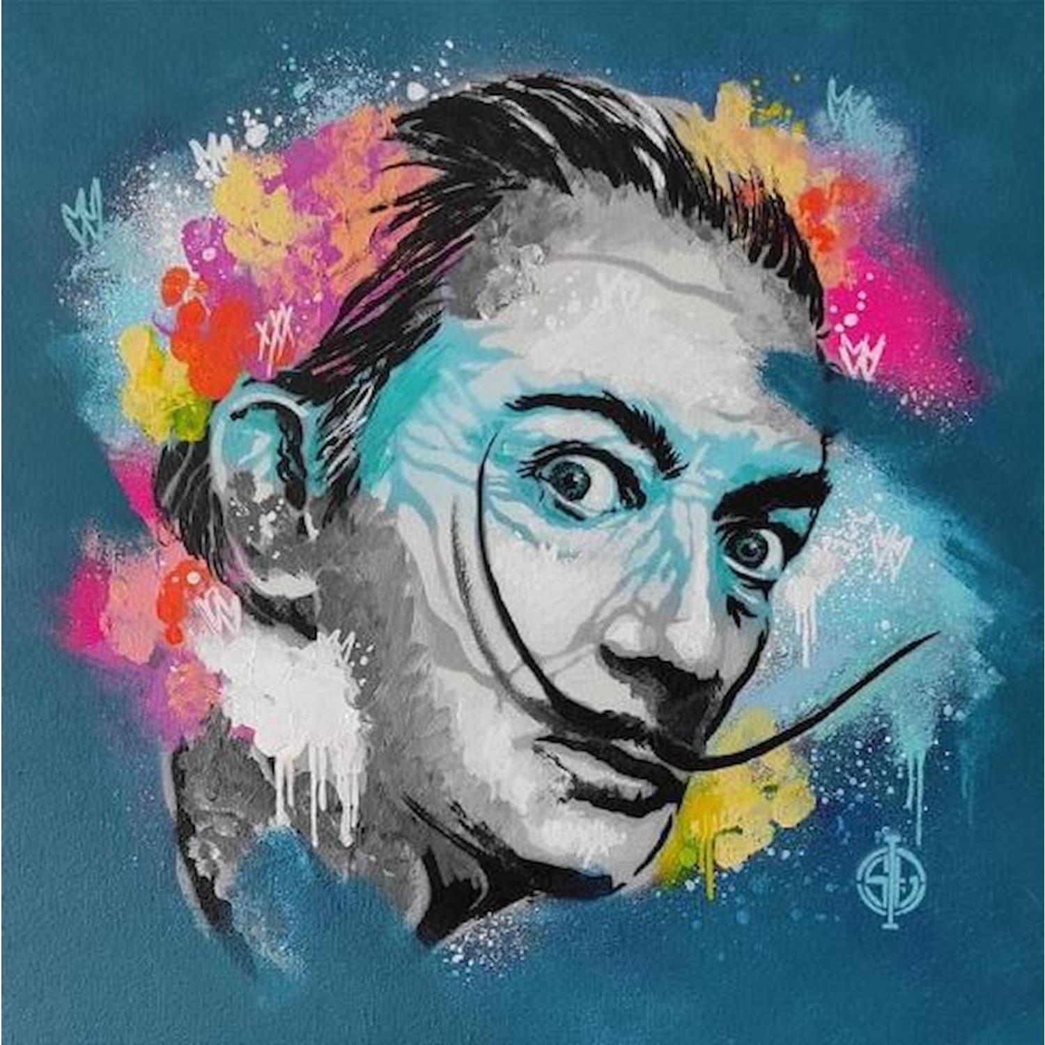 ▷ Painting Salvador Dali by Sufyr