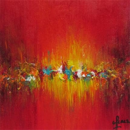 Painting LITOTE by Perez Geneviève | Painting Abstract Oil Minimalist