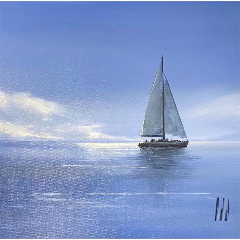 Painting Easterly by Guillet Jerome | Painting Figurative Marine Oil