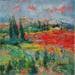 Painting Un été en Provence by Vaudron | Painting Figurative Mixed Landscapes