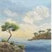 Gemälde Instant méditerranéen von Blandin Magali | Gemälde Figurativ Marine Öl