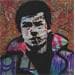 Painting Alain Delon by G. Carta | Painting Street art Mixed Portrait Pop icons