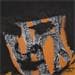 Gemälde Orange Mecanique von G. Carta | Gemälde Street art Porträt Graffiti Acryl