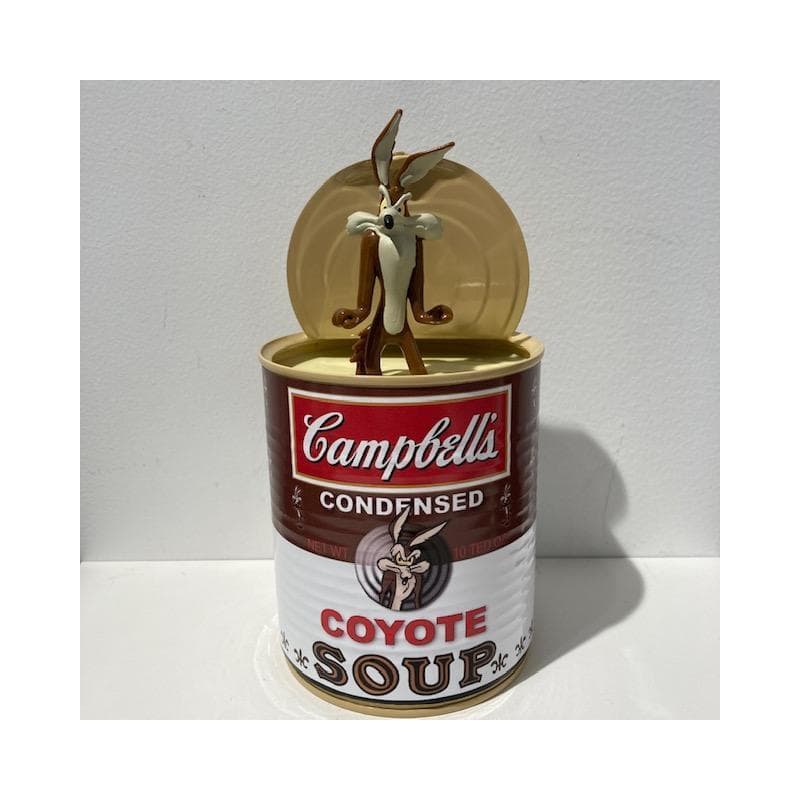 Sculpture Coyote by TED | Sculpture Pop art Recycled objects Pop icons