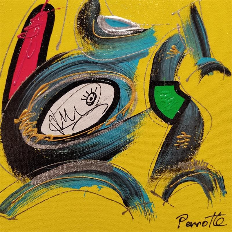 Painting Fun by Perrotte | Painting Abstract Acrylic, Cardboard Minimalist, Pop icons