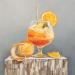 Gemälde Orange cocktail  von Gouveia Magaly  | Gemälde Realismus Stillleben Öl