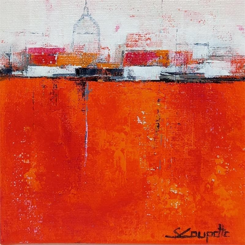 Painting Glad by Coupette Steffi | Painting Abstract Urban Acrylic