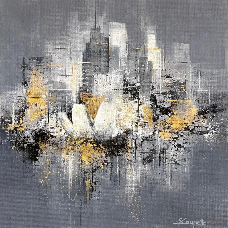 Painting Golden Tour Singapore by Coupette Steffi | Painting  Acrylic