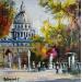 Painting Jardin du Luxembourg by Lallemand Yves | Painting Figurative Urban Acrylic