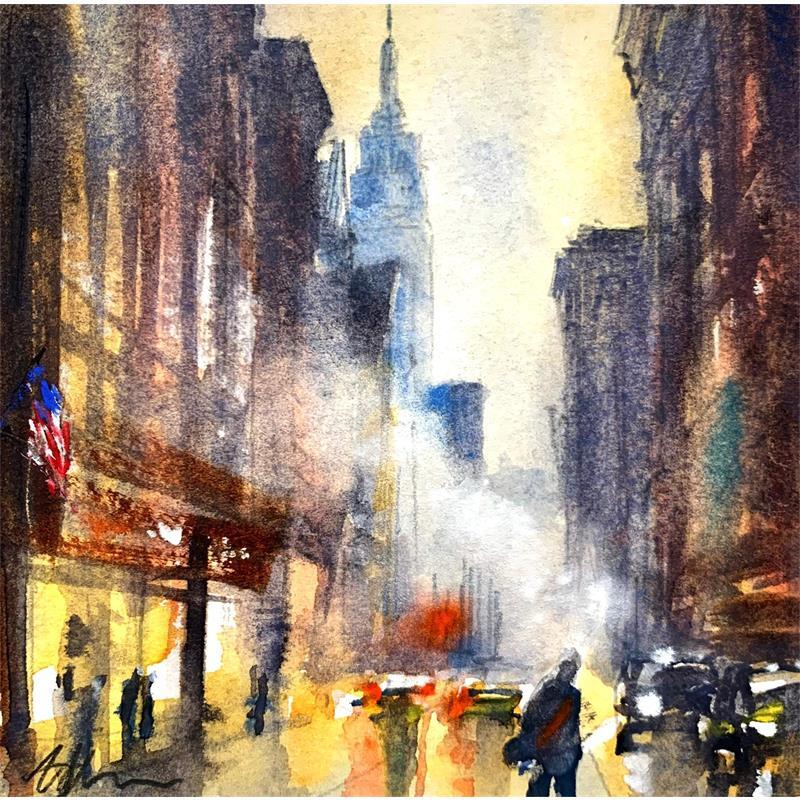 Painting Distant Empire by Jones Henry | Painting Watercolor