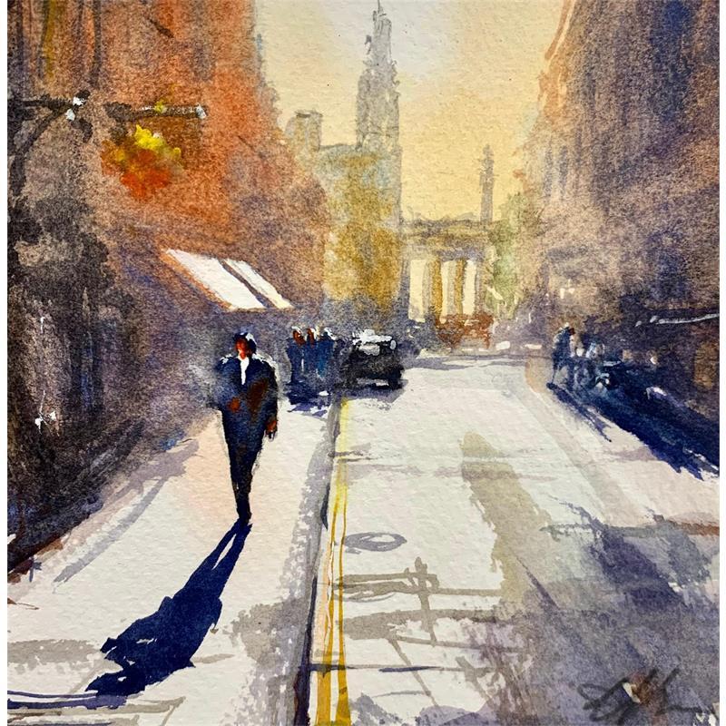 Painting London St Martin's Lane by Jones Henry | Painting Watercolor
