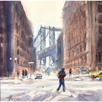 Painting Williamsburg NY by Jones Henry | Painting  Watercolor