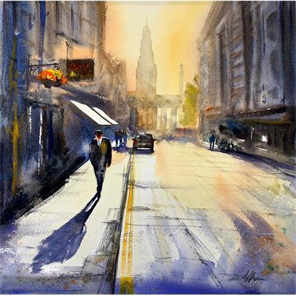 Painting St Martin's Lane, London  by Jones Henry | Painting  Watercolor