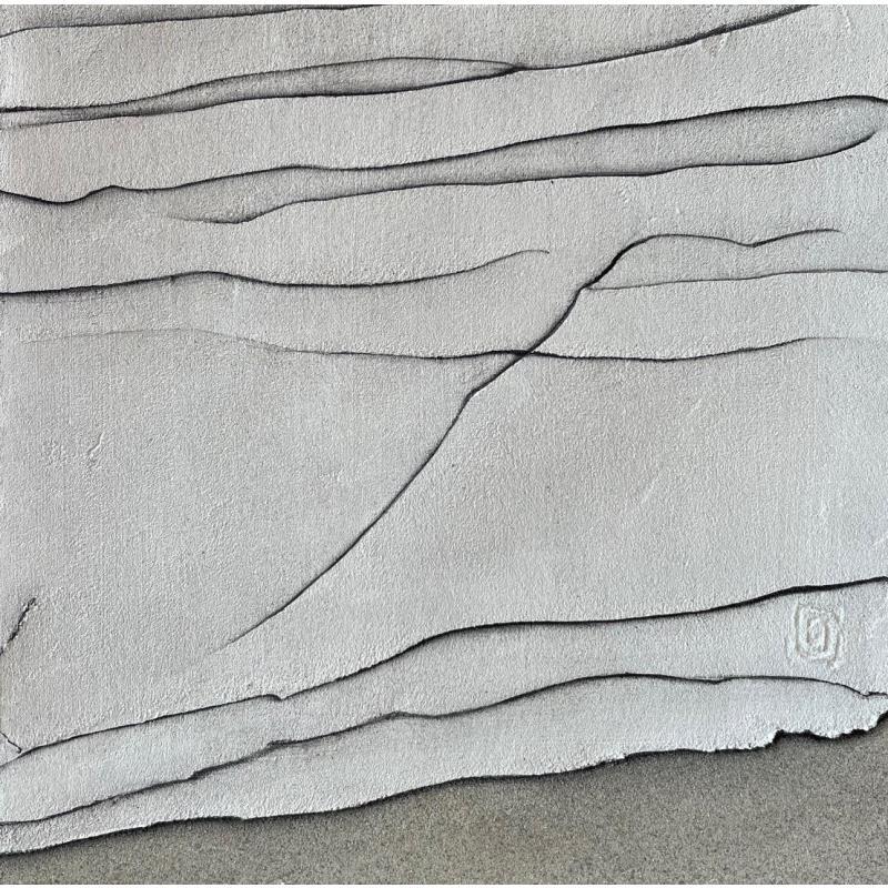 Painting Carré du Temps I by Dupont Céline | Painting Subject matter Sand
