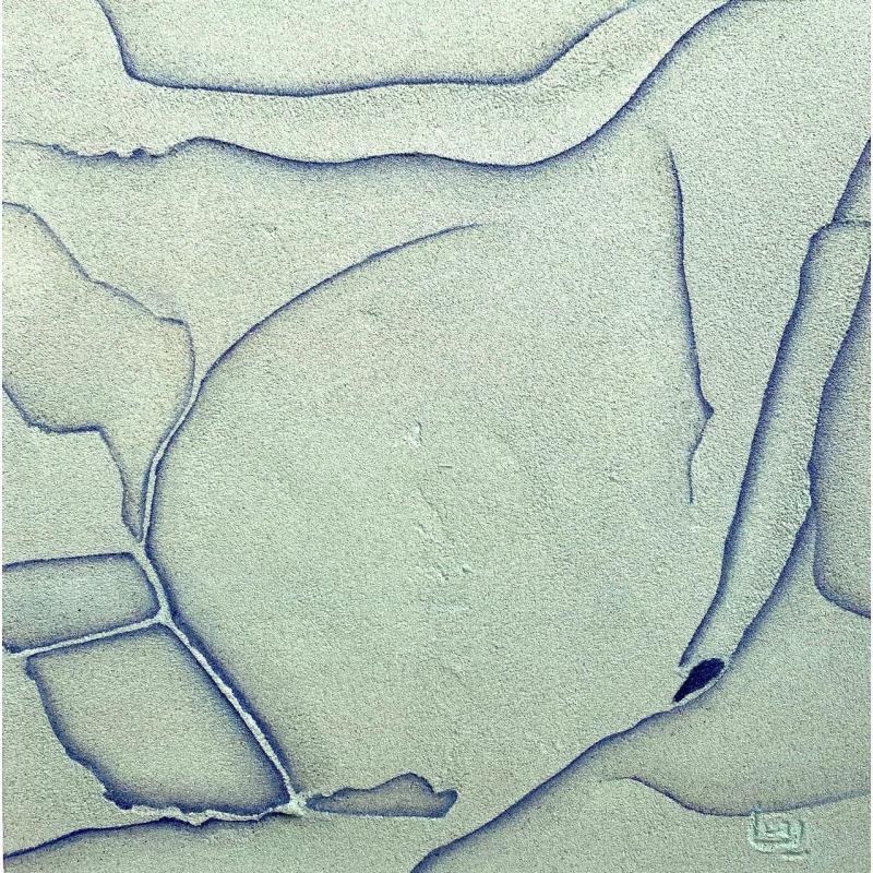 Painting Carré du Temps II by Dupont Céline | Painting Subject matter Sand