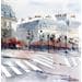 Painting Paris, le quartier Latin by Bailly Kévin  | Painting Figurative Urban Watercolor